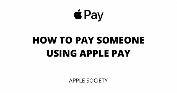 how to pay someone using Apple Pay